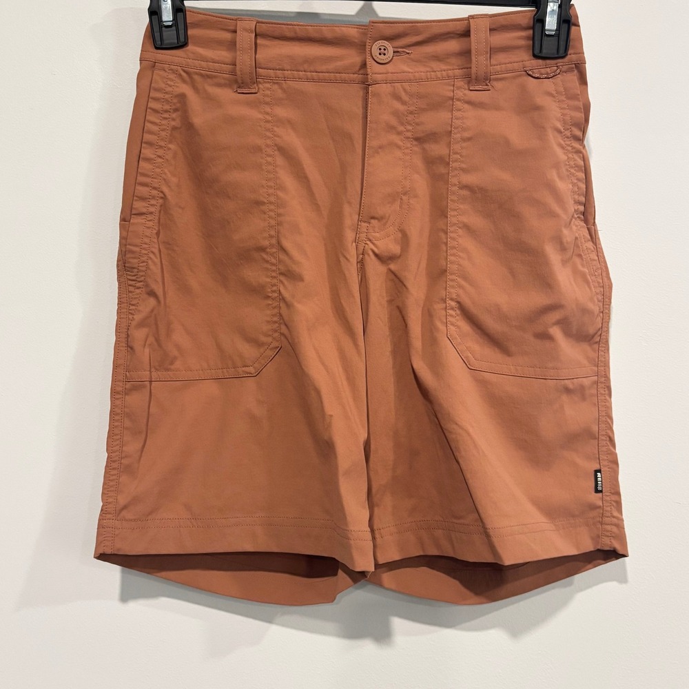 REI Co-op Womens Trail Shorts Size 0 Terracotta‎ Hiking Outdoor Gorpcore 21258
